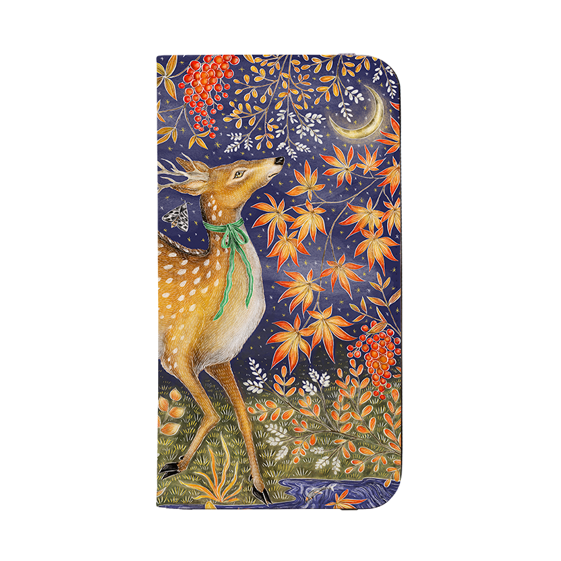 Autumn Deer Wallet Case By Catherine Rowe