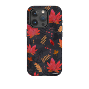iPhone Tough Case - Autumn Leaves Dark