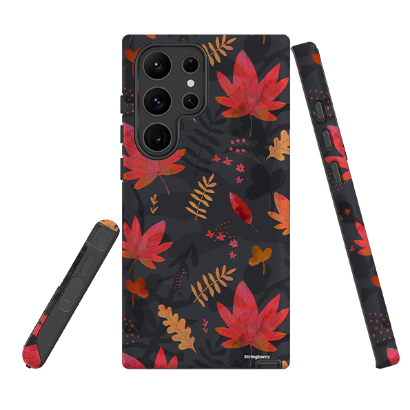 Samsung Tough Case - Autumn Leaves Dark