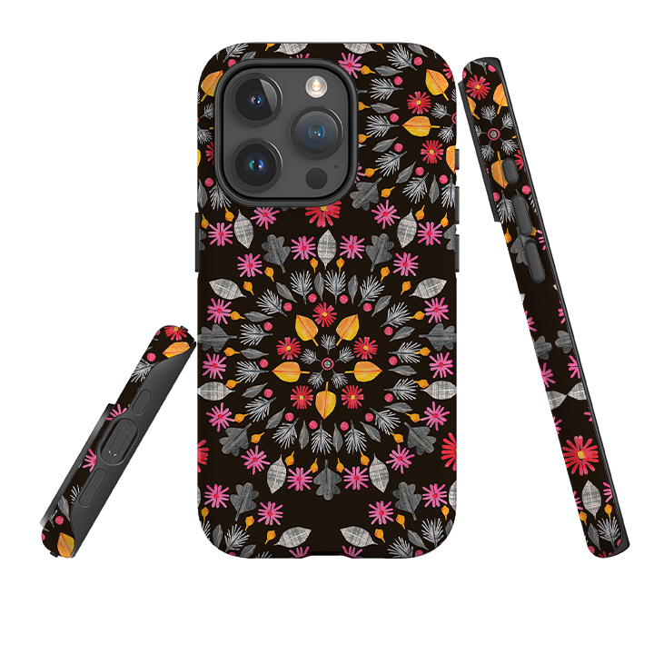 iPhone Tough Case - Autumn Mandala By Tracey English