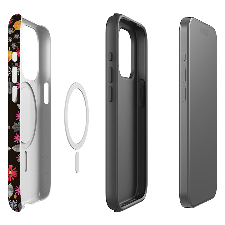 iPhone MagSafe Tough Case - Autumn Mandala By Tracey English