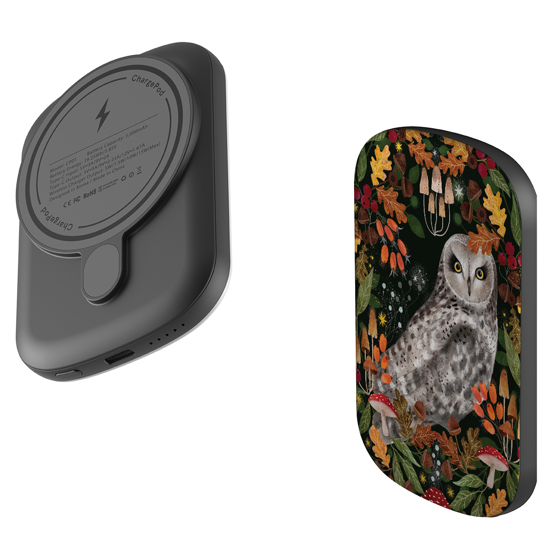 MagSafe Power Bank - Autumn Owl By Bex Parkin