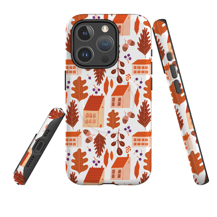 iPhone MagSafe Tough Case -  Autumn Pattern By Madalina Andronic