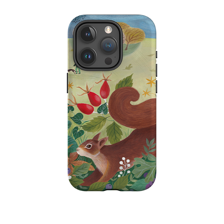 iPhone Tough Case - Autumn Squirrel By Bex Parkin