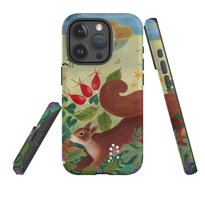 iPhone Tough Case - Autumn Squirrel By Bex Parkin