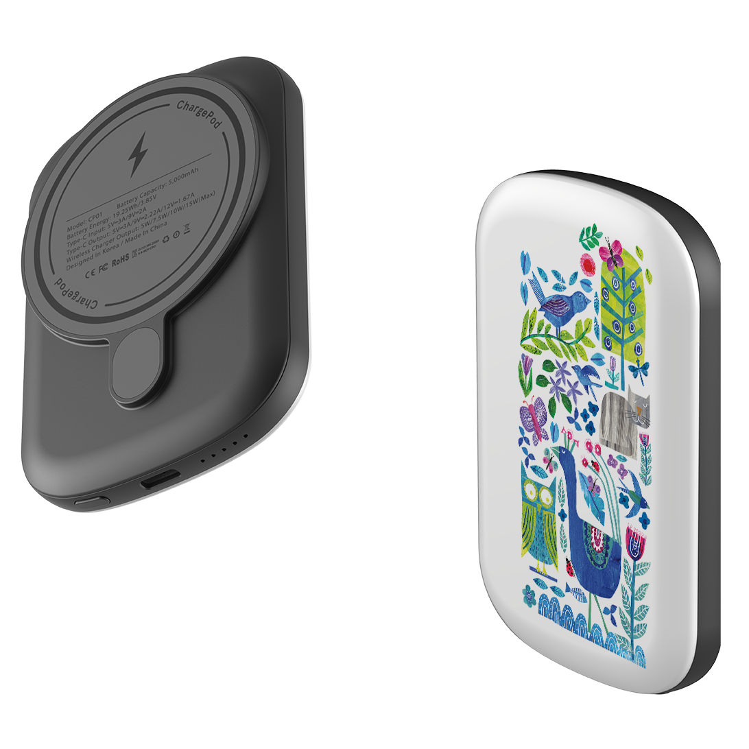 MagSafe Power Bank - Back Garden By Tracey English