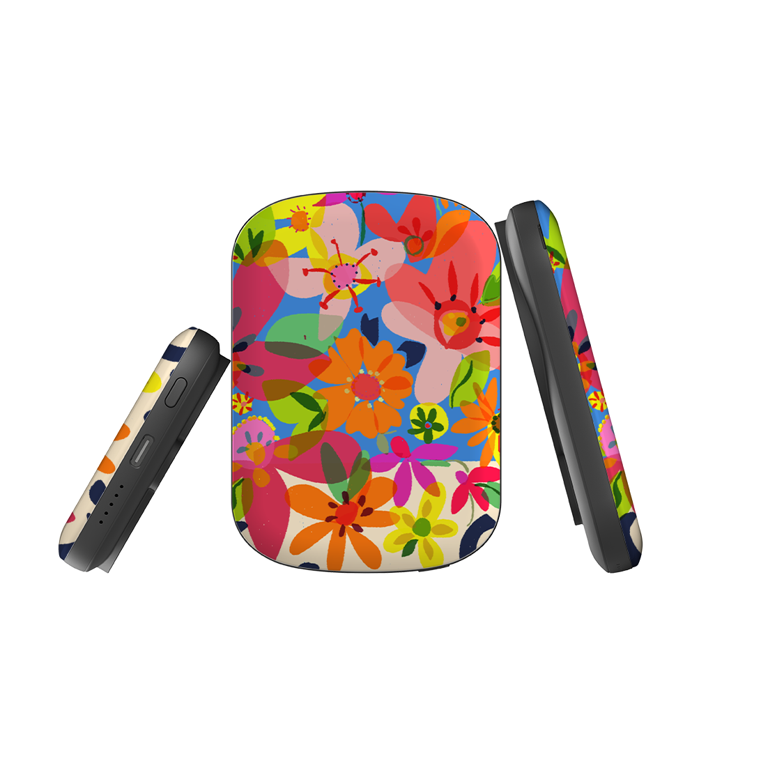 MagSafe Power Bank - Beautiful Blooms By Sarah Campbell