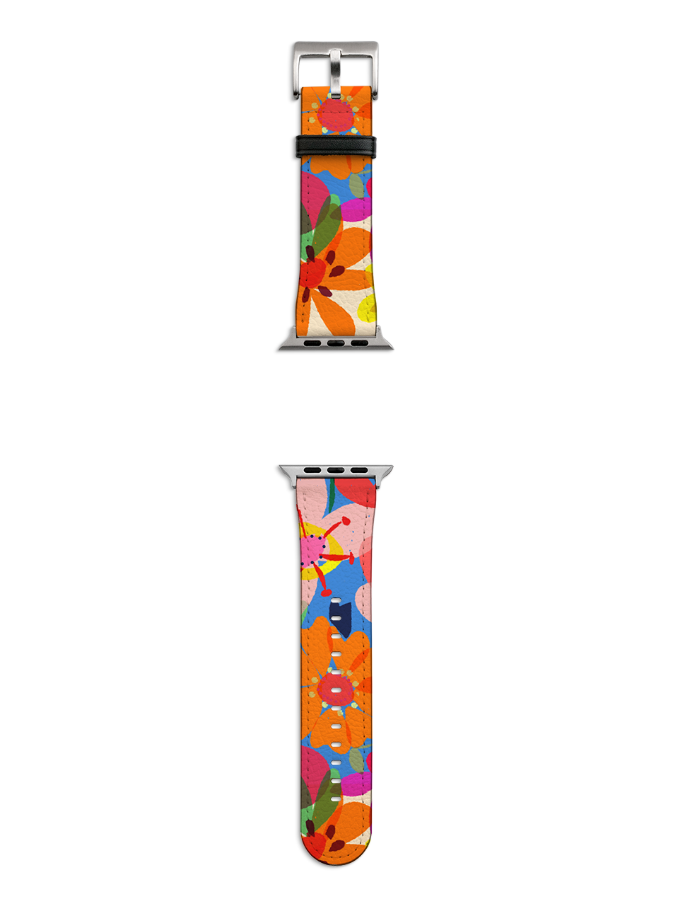 Beautiful Blooms By Sarah Campbell Apple Watch Strap