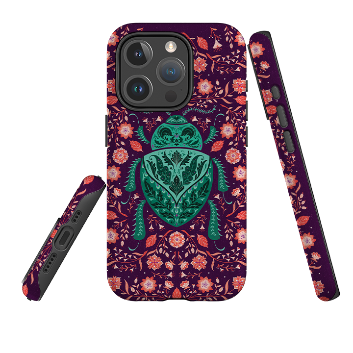iPhone MagSafe Tough Case -  Beetle By Jenny Zemanek