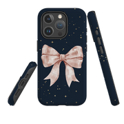 iPhone MagSafe Tough Case -  Big Bow Blue Stars