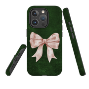 iPhone MagSafe Tough Case -  Big Bow Forest Green