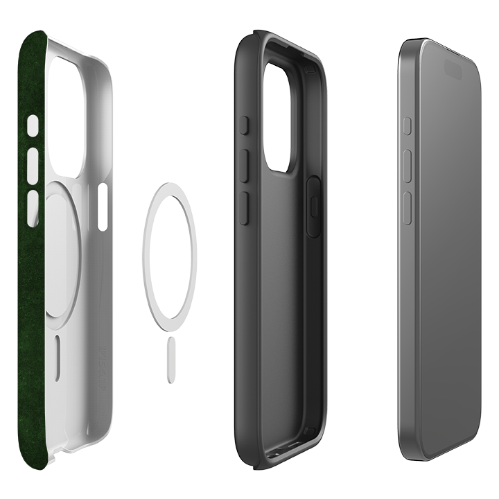 iPhone MagSafe Tough Case -  Big Bow Forest Green