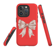 iPhone MagSafe Tough Case -  Big Bow Light Red