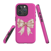 iPhone MagSafe Tough Case -  Big Bow Pink