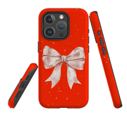 iPhone MagSafe Tough Case -  Big Bow Red Stars