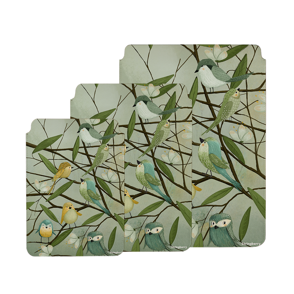 Birds By Maja Lindberg Laptop, Kindle & iPad Sleeve