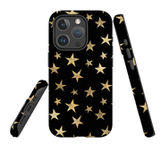 iPhone MagSafe Tough Case - Black and Gold Stars