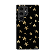 Samsung Tough Case - Black and Gold Stars