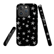 iPhone MagSafe Tough Case - Black and Silver Stars