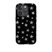 iPhone Tough Case - Black and Silver Stars