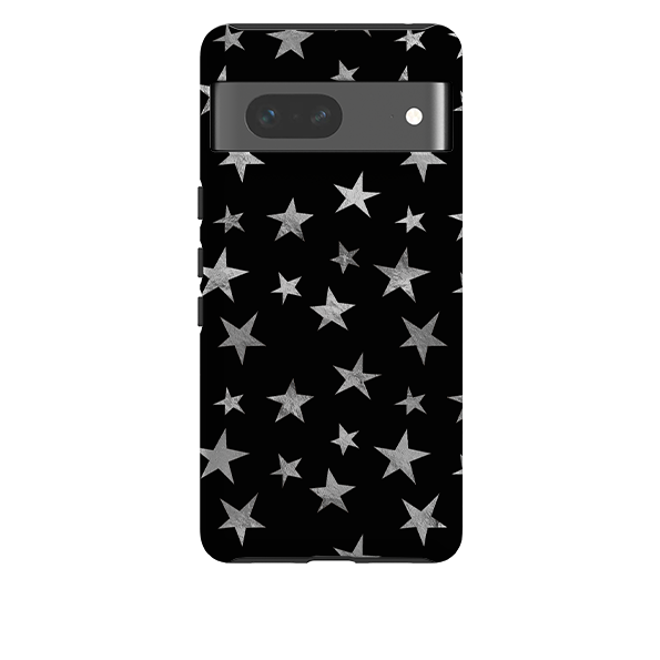 Google Tough Case - Black and Silver Stars