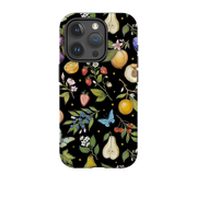 iPhone Tough Case - Black Fruits By Catherine Rowe