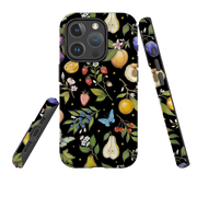 iPhone MagSafe Tough Case -  Black Fruits By Catherine Rowe
