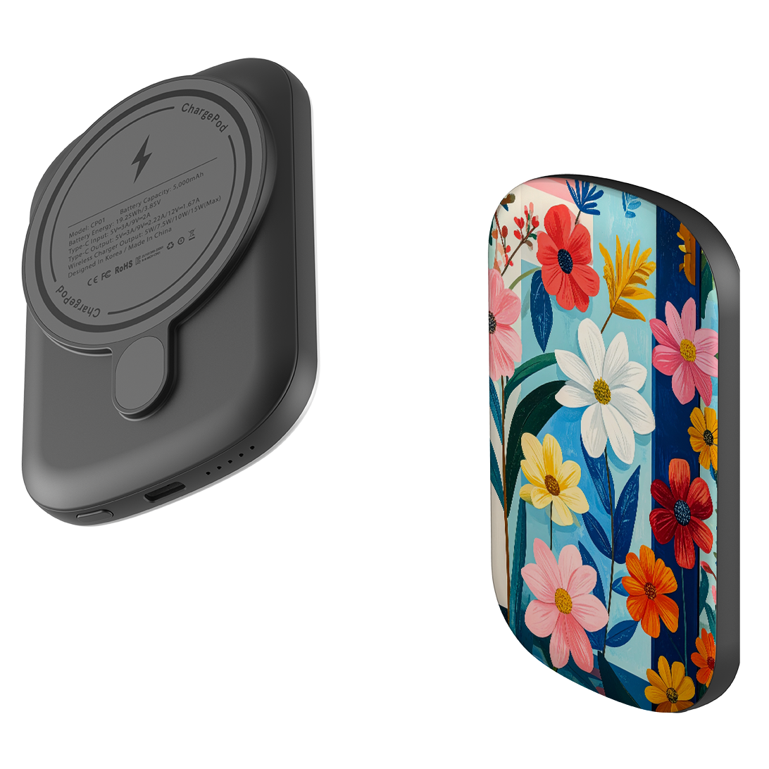 MagSafe Power Bank - Bloom Floral