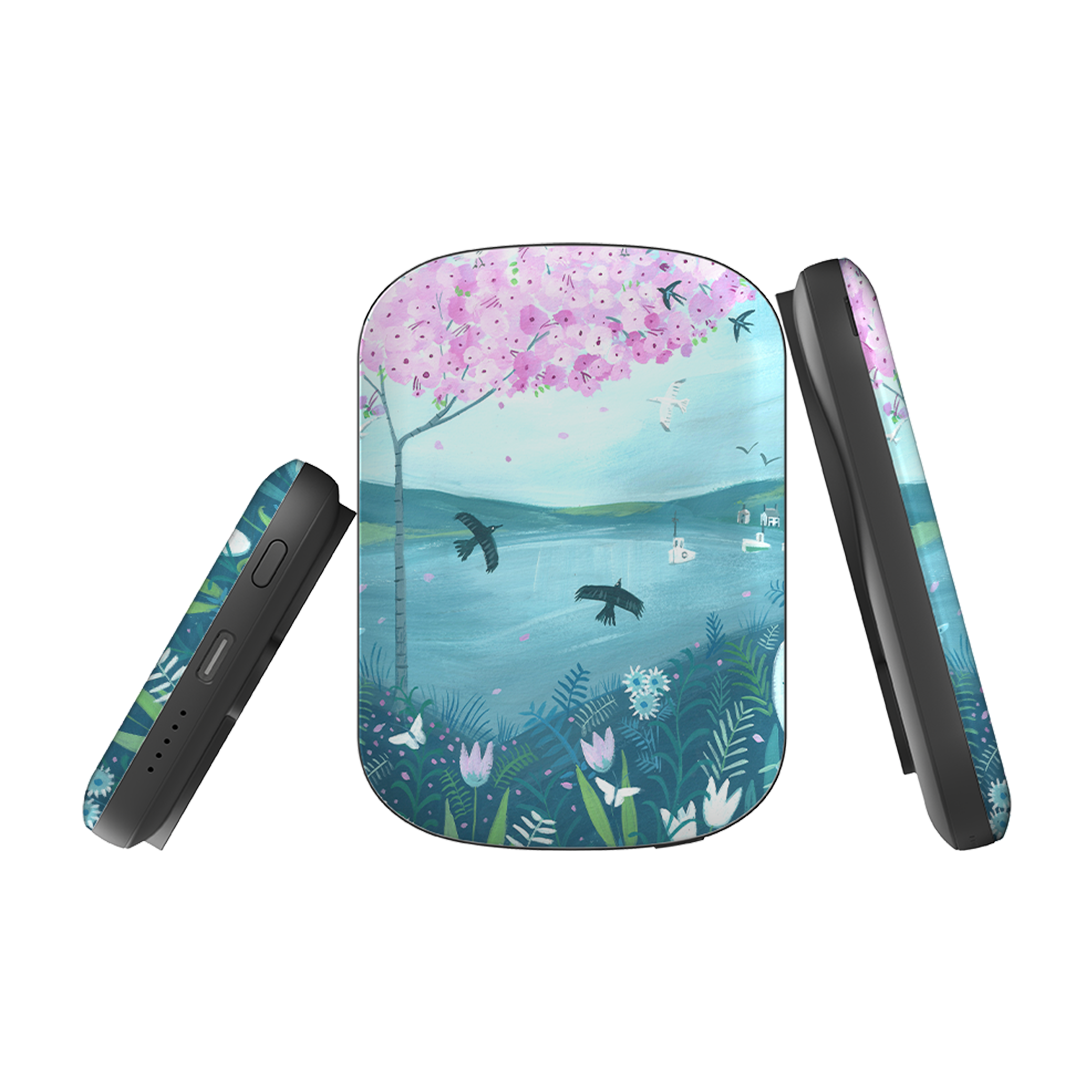 MagSafe Power Bank - Blossom Tree By Mary Stubberfield
