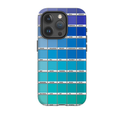 iPhone Tough Case - Blue Chromology By Kitty Joseph
