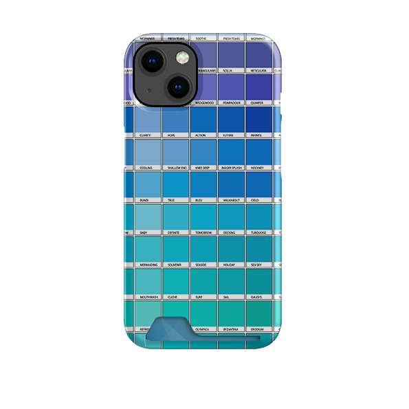 Blue Chromology By Kitty Joseph Case and Card