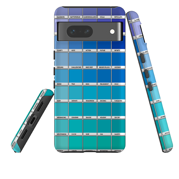 Google Tough Case -  Blue Chromology By Kitty Joseph
