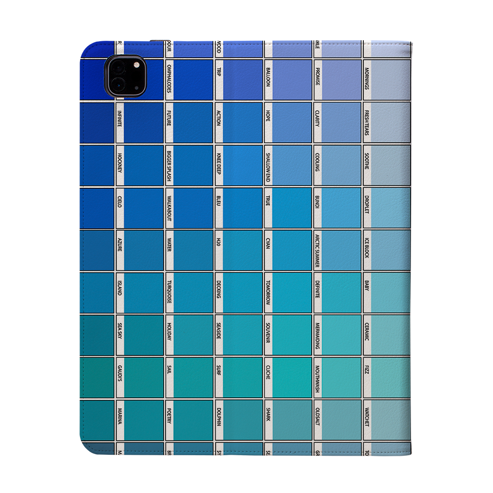 Blue Chromology By Kitty Joseph iPad pro Case