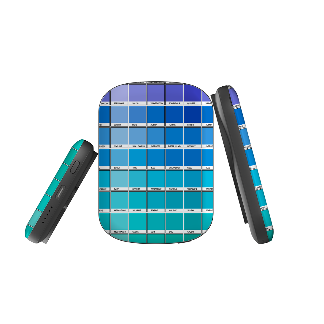 MagSafe Power Bank - Blue Chromology By Kitty Joseph