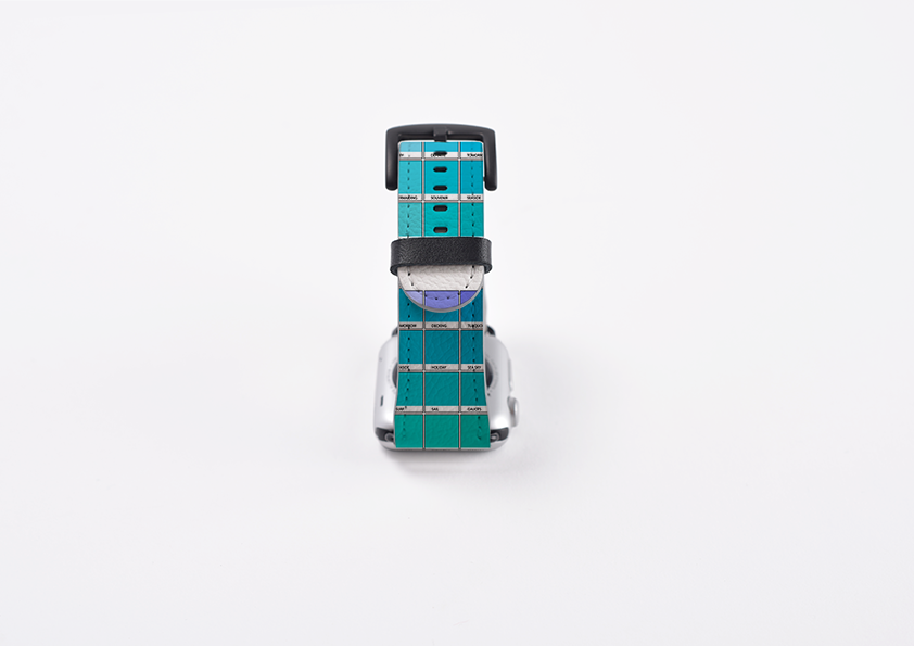 Blue Chromology By Kitty Joseph Apple Watch Strap