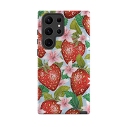 Samsung Tough Case - Blue Strawberries By Catherine Rowe