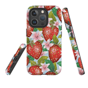 iPhone MagSafe Tough Case -  Blue Strawberries By Catherine Rowe