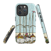 iPhone MagSafe Tough Case -  Boats At Rest By Amelia Bowman