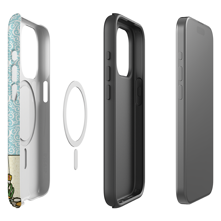 iPhone MagSafe Tough Case -  Boats At Rest By Amelia Bowman