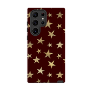 Samsung Tough Case - Brown and Gold Stars