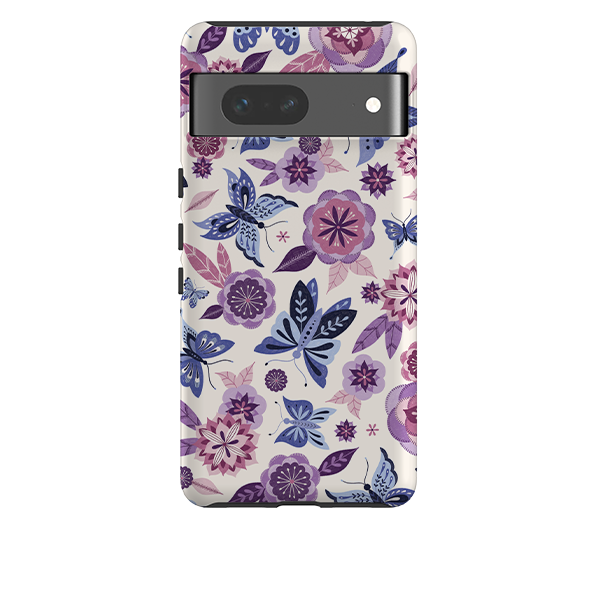 Google Tough Case -  Butterfly Blooms Ivory By Jenny Zemanek