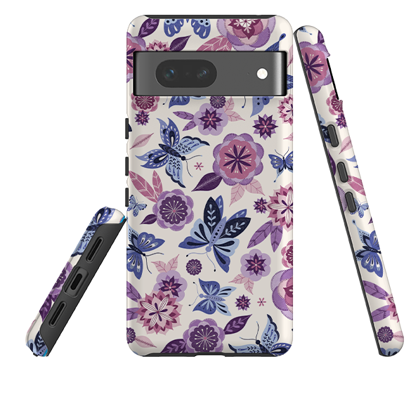 Google Tough Case -  Butterfly Blooms Ivory By Jenny Zemanek