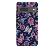 Google Tough Case -  Butterfly Blooms Navy By Jenny Zemanek