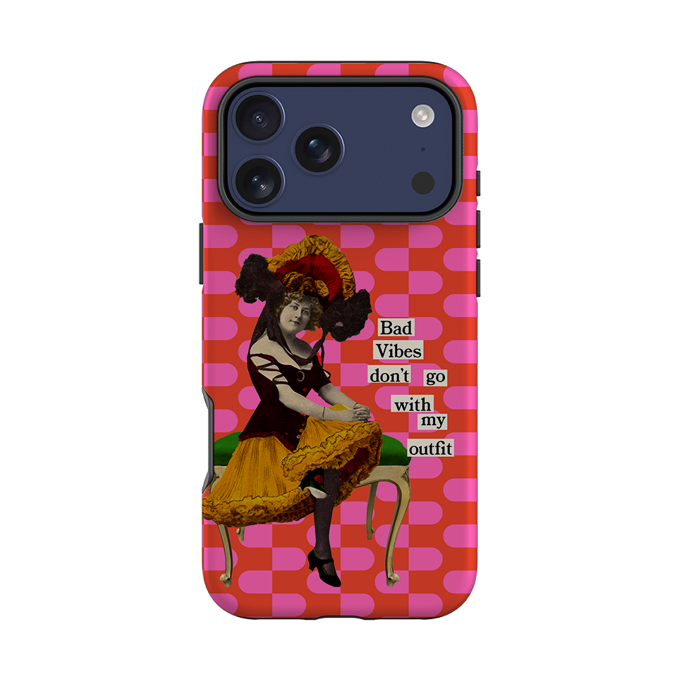 iPhone Tough Case - Bad Vibes By Clare Jordan