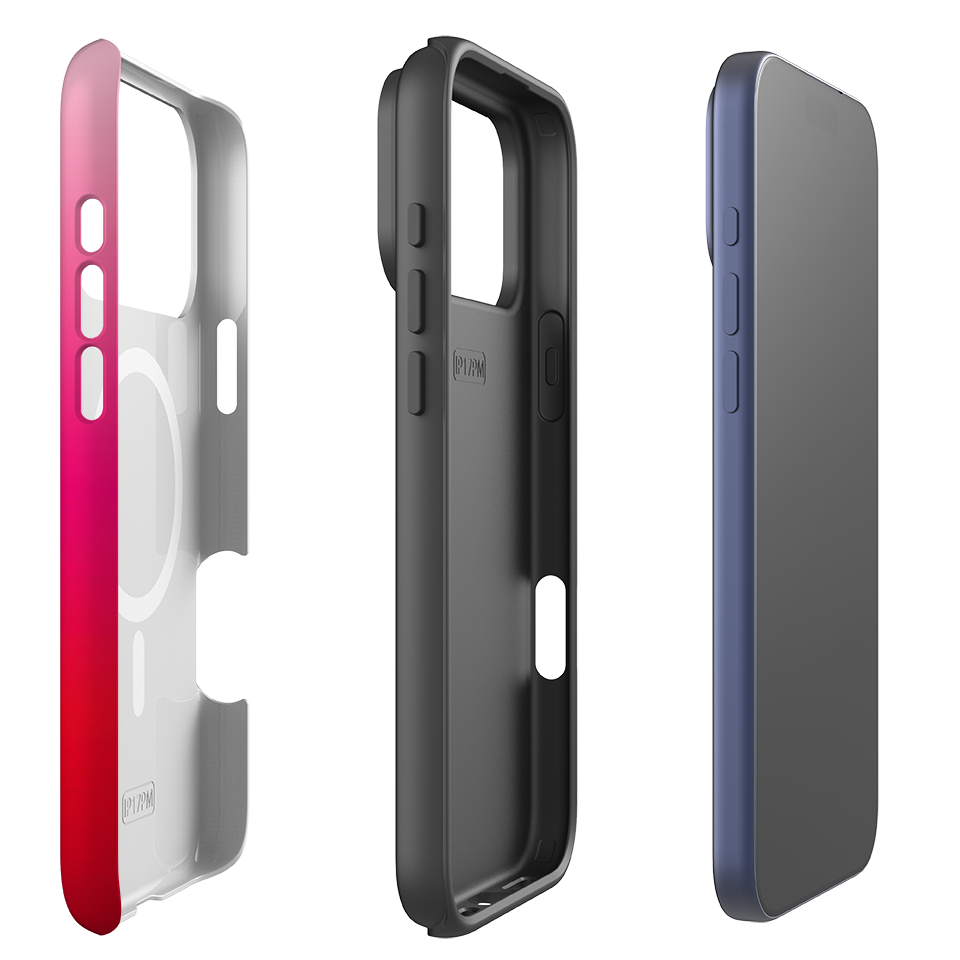 iPhone MagSafe Tough Case - Barbiecore Ombre
