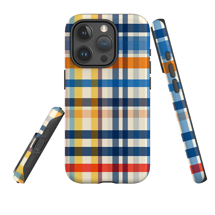 iPhone Tough Case - Barcelona Gingham