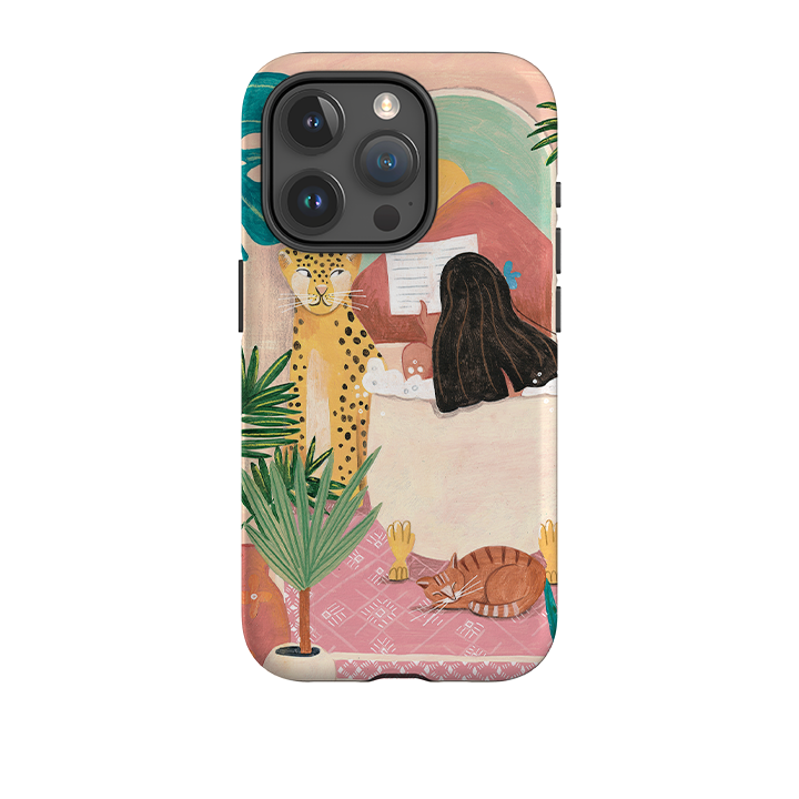 iPhone Tough Case - Bath Time By Caroline Bonne Muller