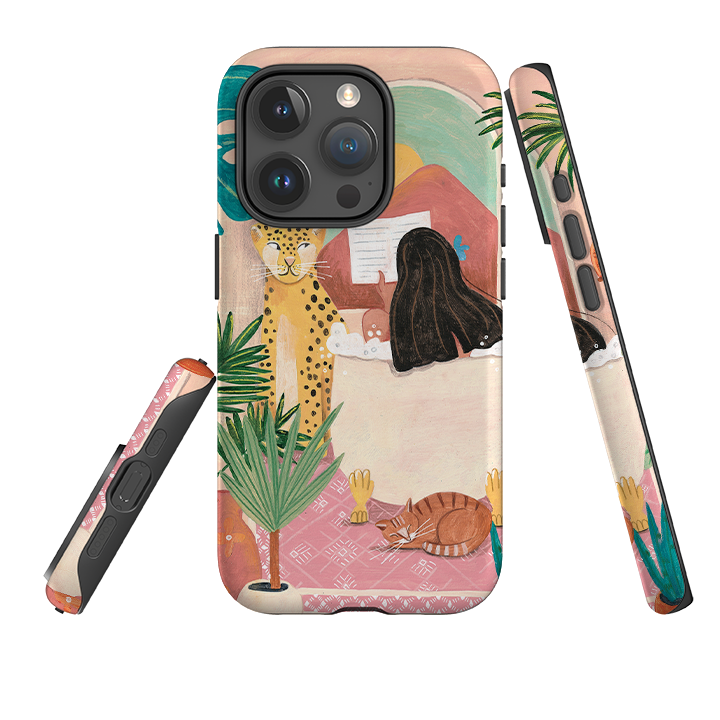 iPhone Tough Case - Bath Time By Caroline Bonne Muller