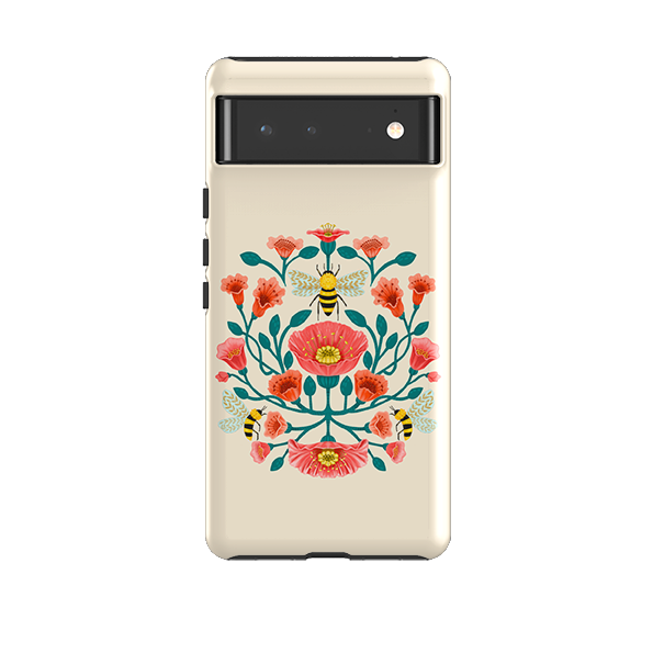 Google Tough Case -  Bee Floral By Nina Pace