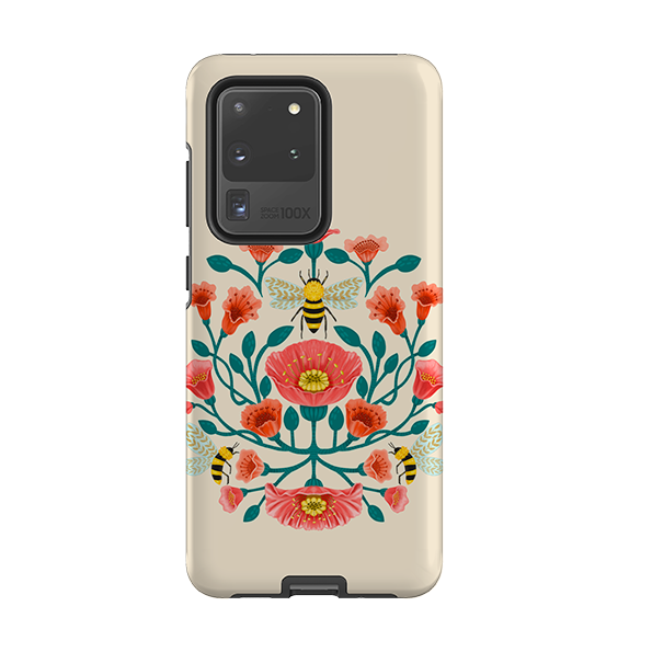 Samsung Tough Case - Bee Floral By Nina Pace
